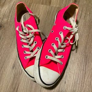 Hot pink converse